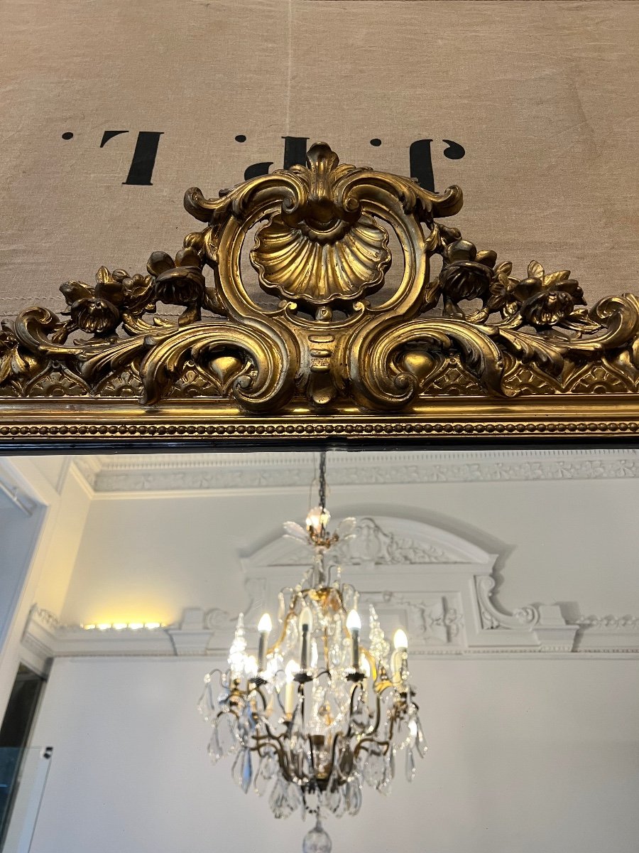 Louis Philippe Mirror, Glazed With Mercury.-photo-3