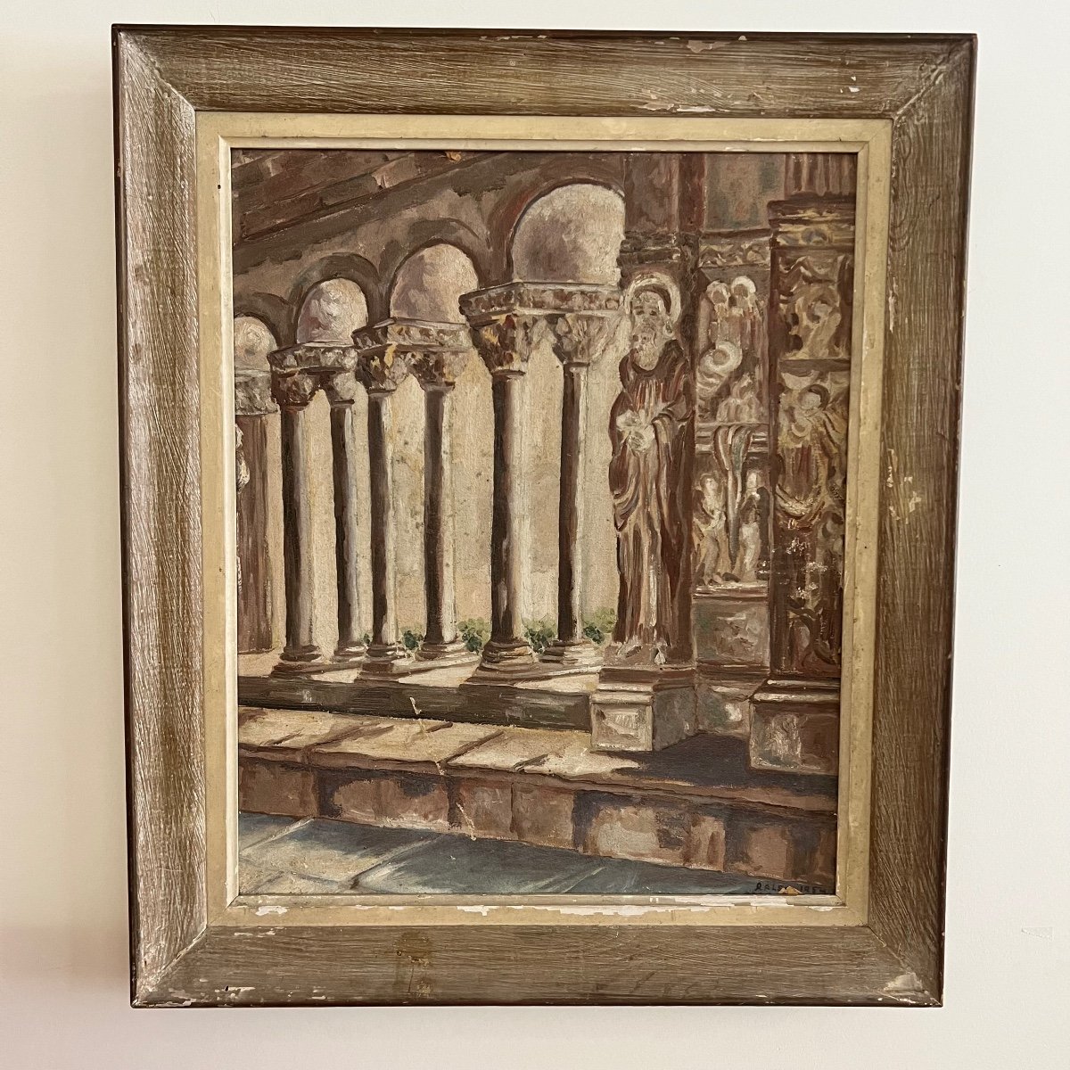 Tableaux Provence , Arles Saint Trophime 1954 .