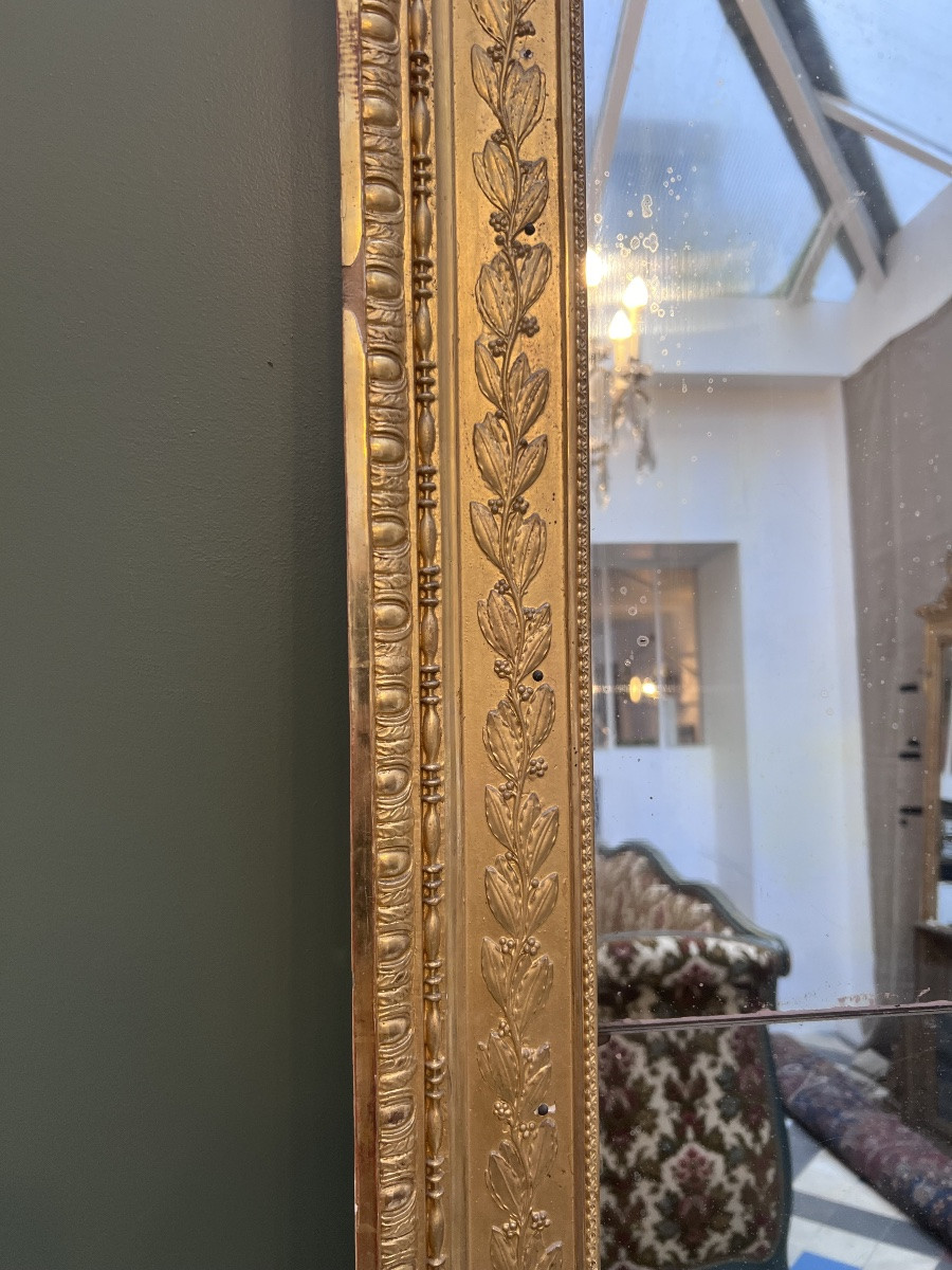 H 207. Antique Mirror.-photo-3