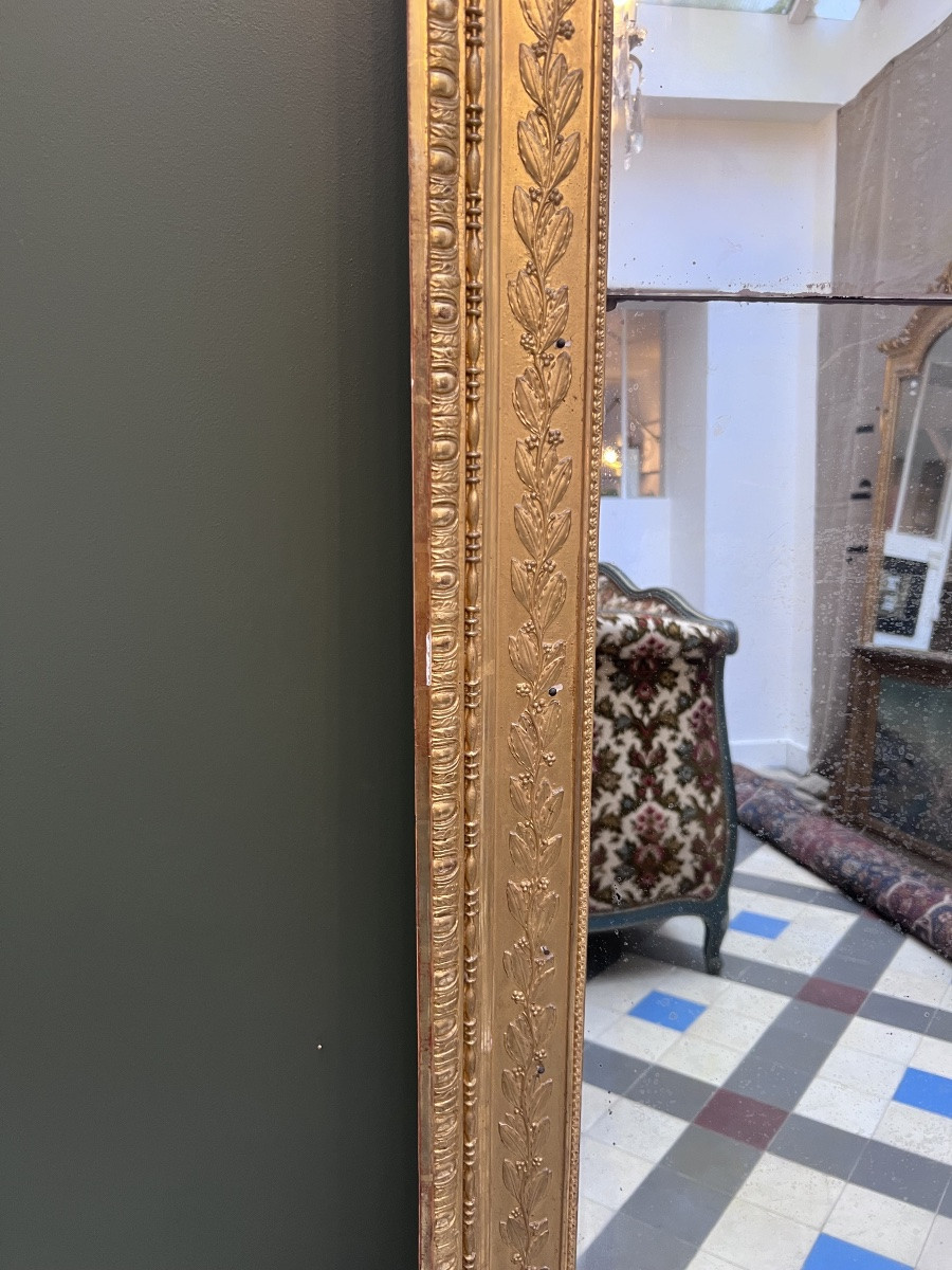 H 207. Antique Mirror.-photo-5
