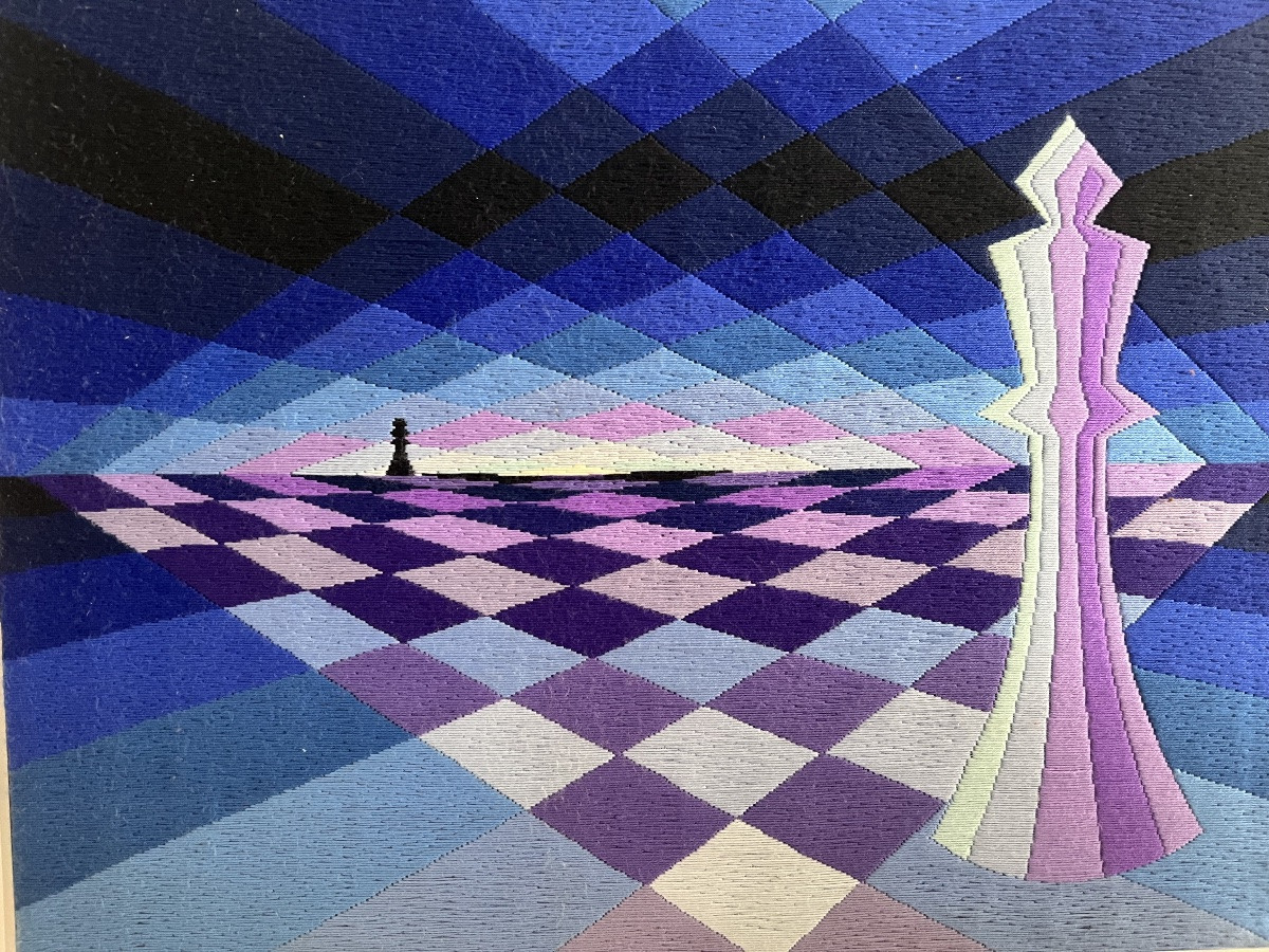 Patrice Allart, Kinetic Tapestry The Chessboard.-photo-4