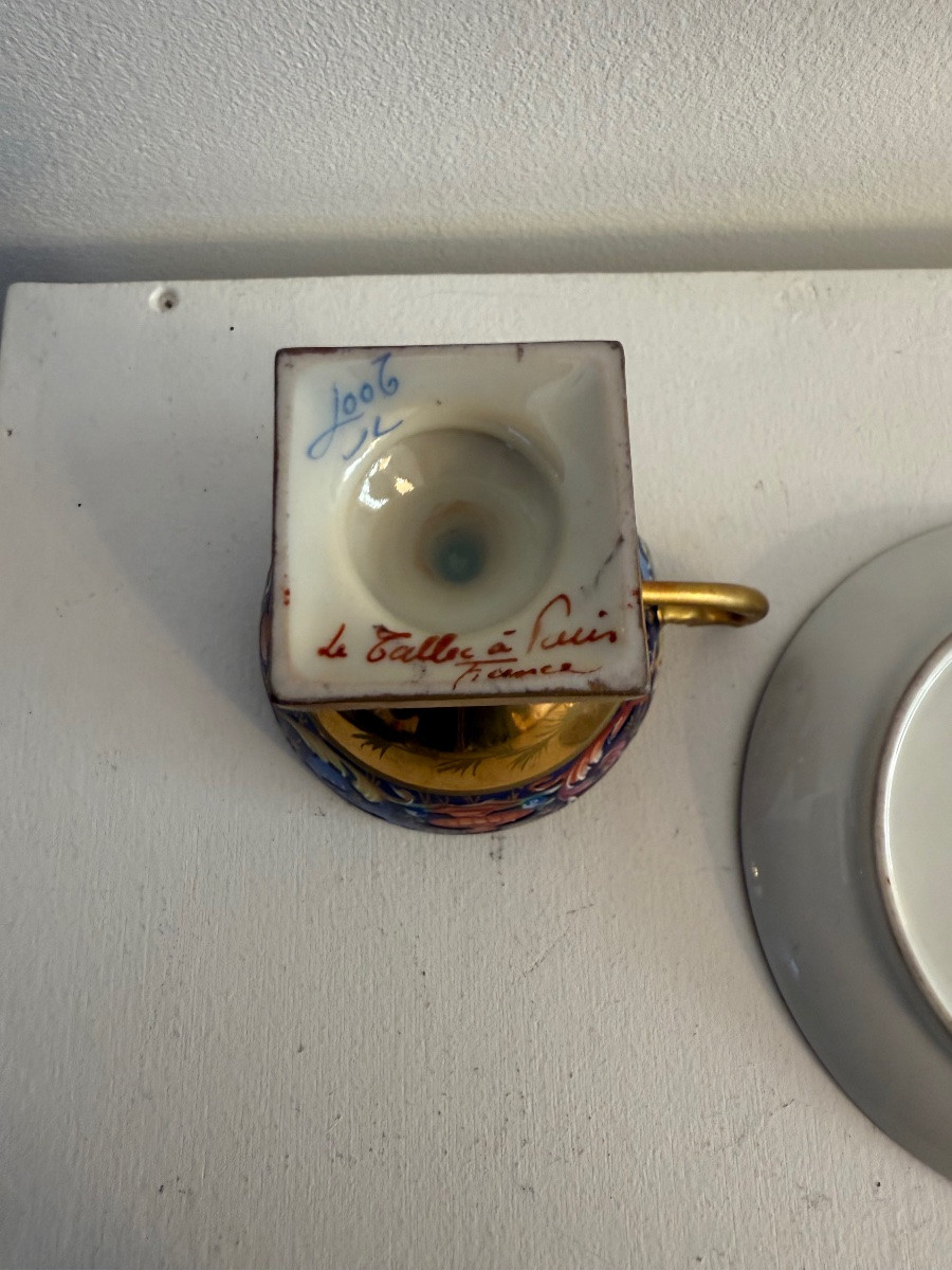 Le Tallec Paris , tasse en porcelaine .-photo-1