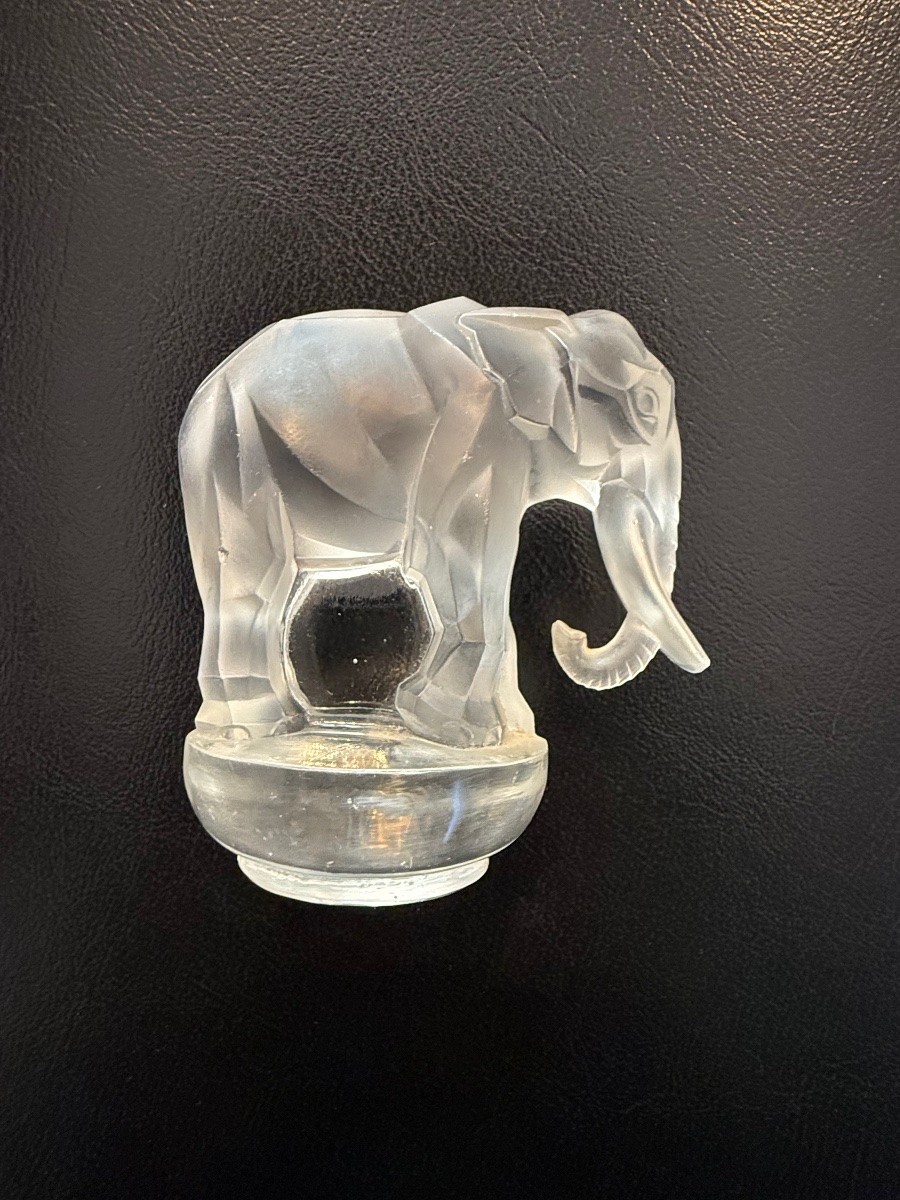 René Lalique presse papier Toby éléphant . 1931-photo-3