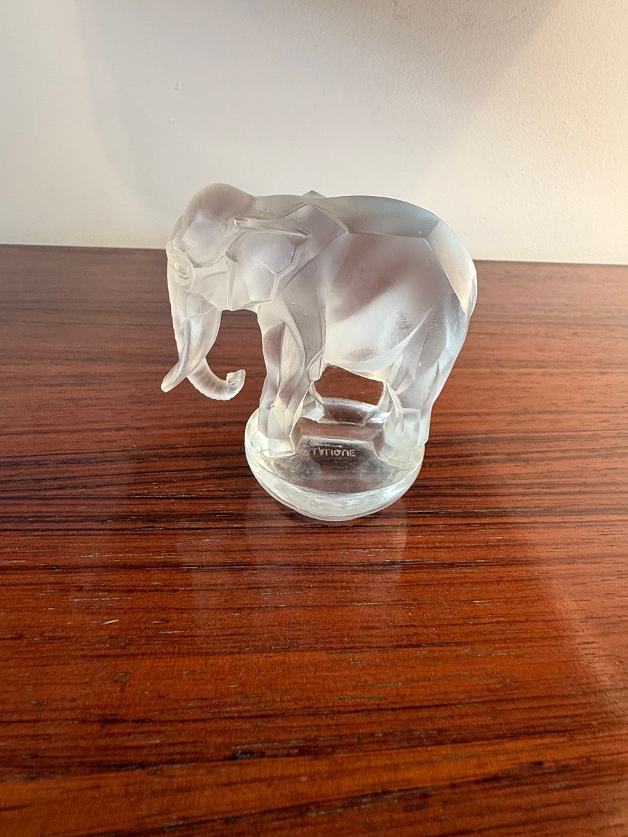 René Lalique presse papier Toby éléphant . 1931-photo-2