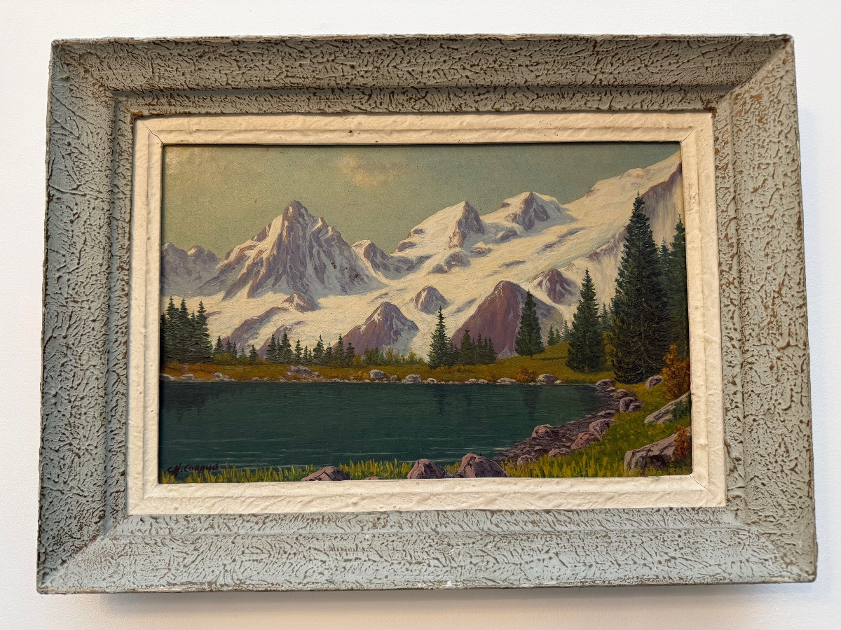 Mountain Painting, Savoie, Mont Blanc.-photo-2