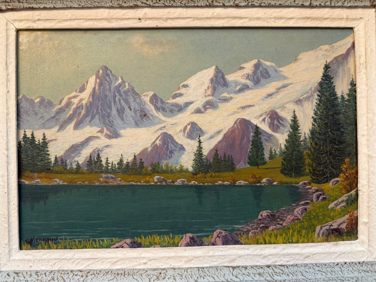 Mountain Painting, Savoie, Mont Blanc.-photo-3