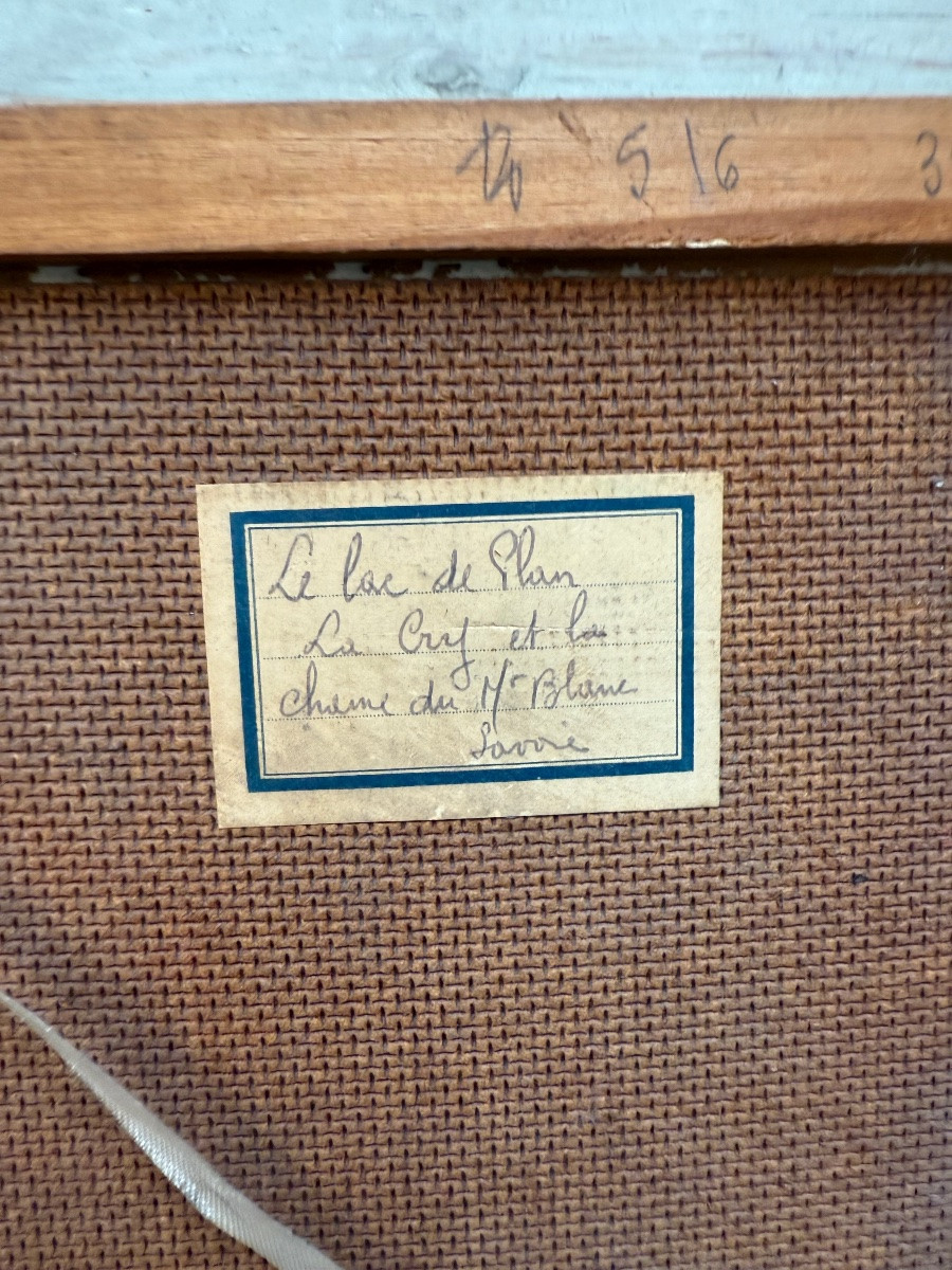 Mountain Painting, Savoie, Mont Blanc.-photo-1