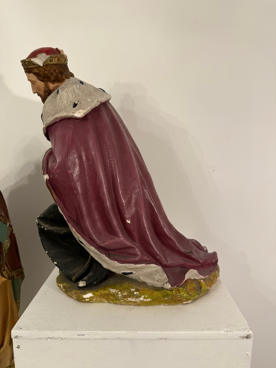 Important Subjects In A Christmas Nativity Scene Are The Three Wise Men.-photo-6