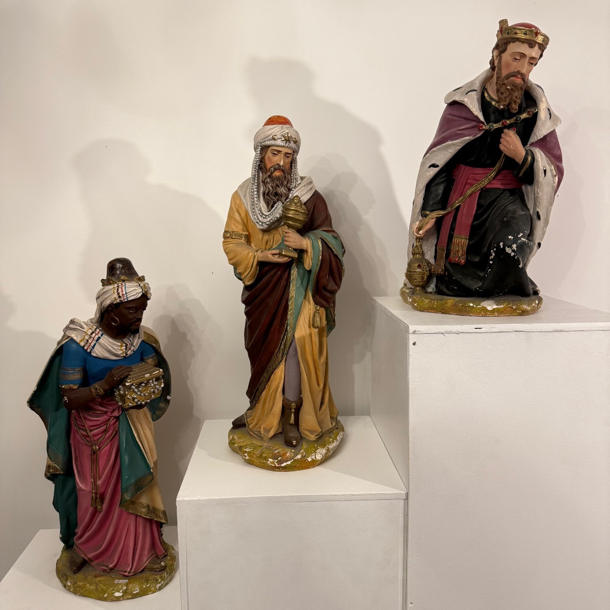 Important Subjects In A Christmas Nativity Scene Are The Three Wise Men.
