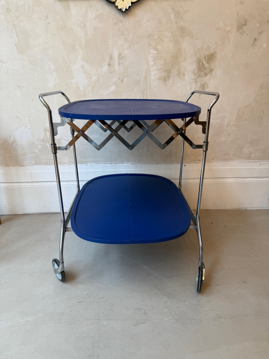 Antonio Citterio . Bar roulant , desserte , trolley design Kartell .-photo-2