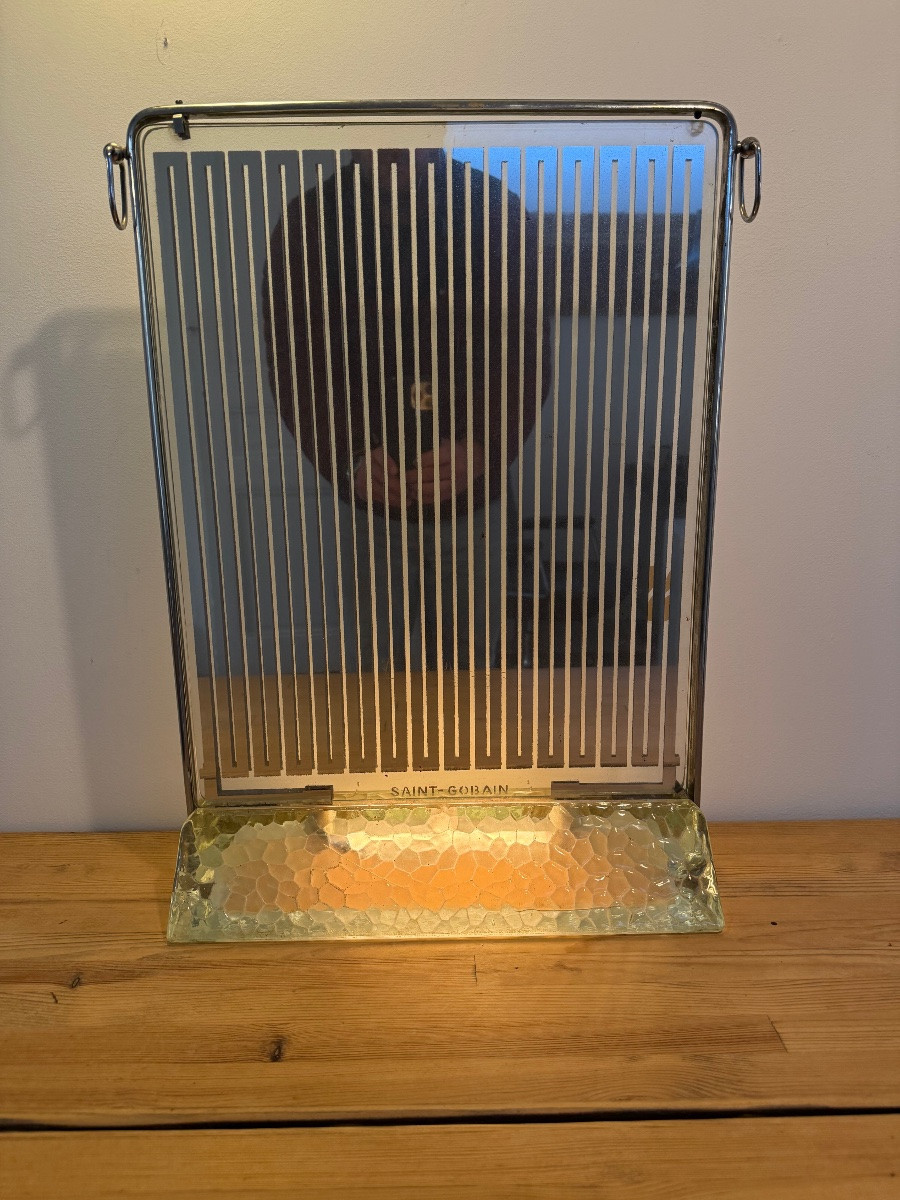 René Coulon For Saint Gobain Art Deco Radiator. -photo-2