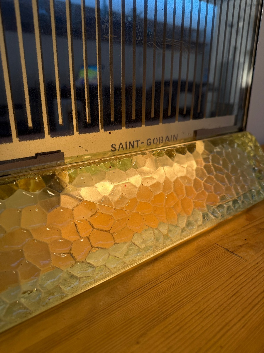 René Coulon For Saint Gobain Art Deco Radiator. -photo-3