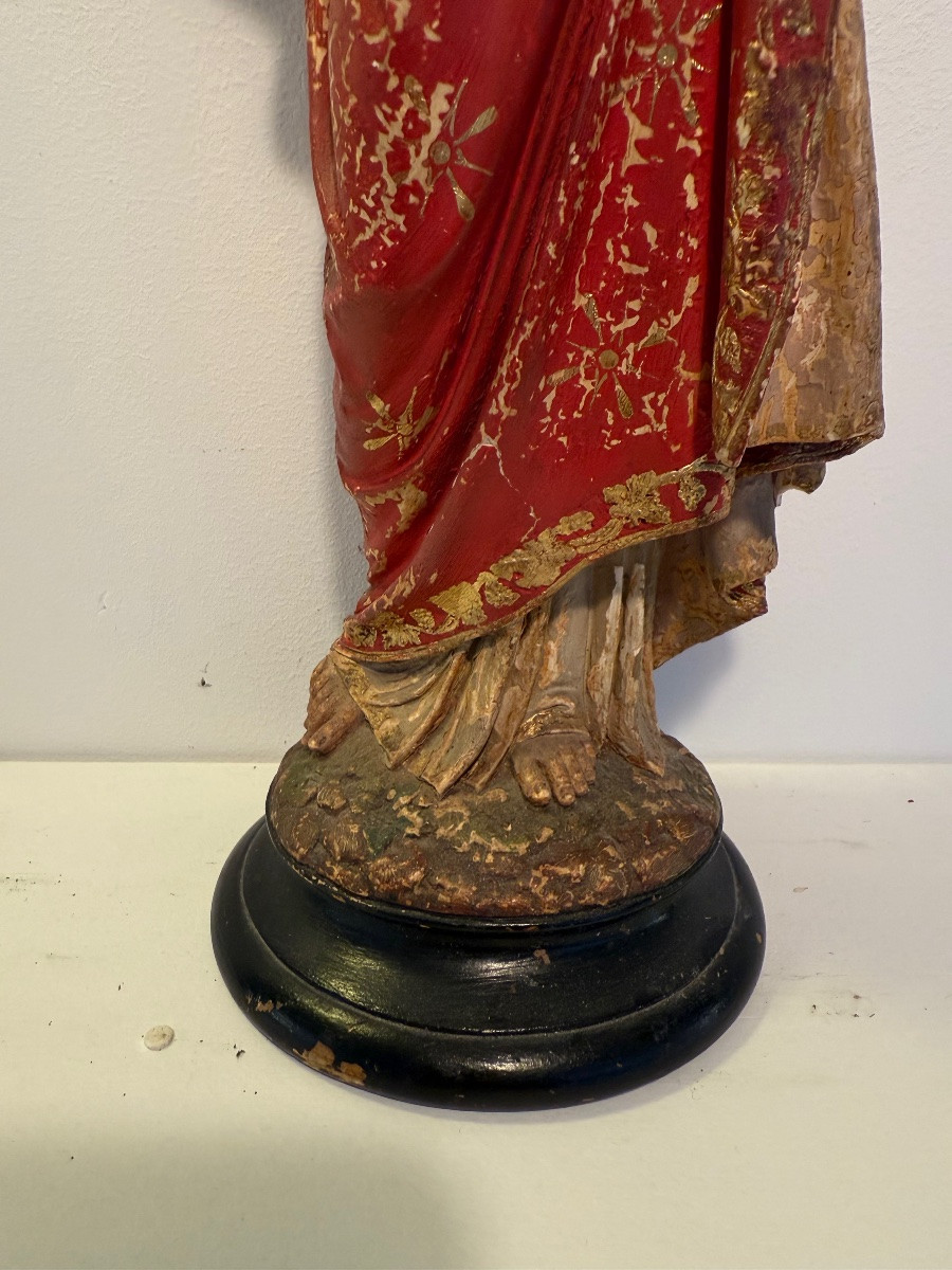 Statue christ ancienne .-photo-3