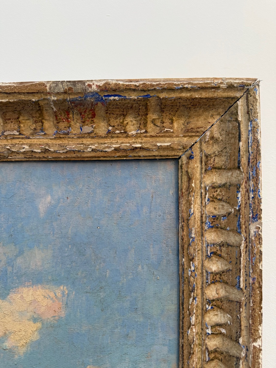 Victor Fernidinad Bourgeois , tableau de montagne Val d’Isere Savoie-photo-4