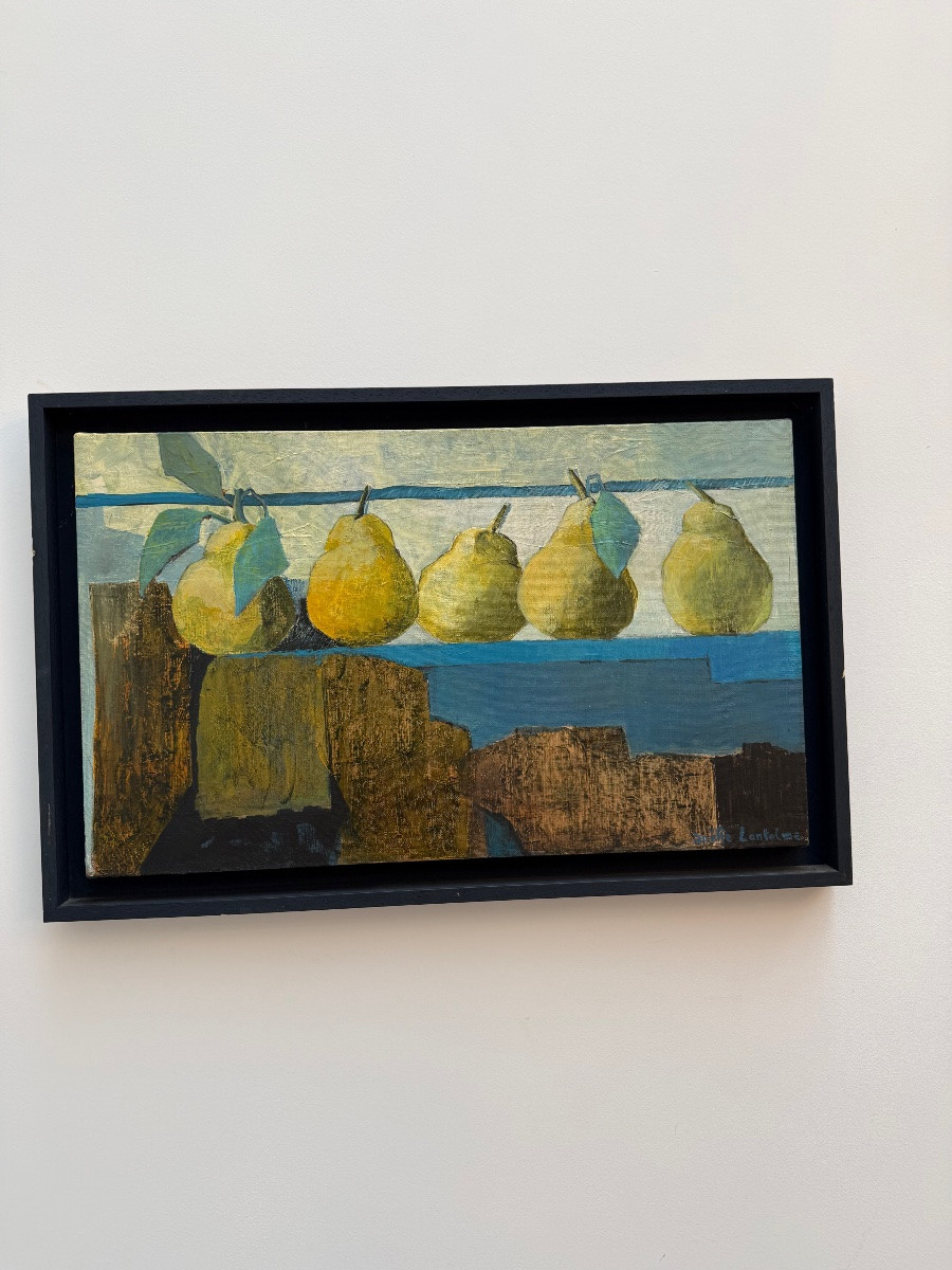 Tableau , nature morte aux fruits .-photo-3