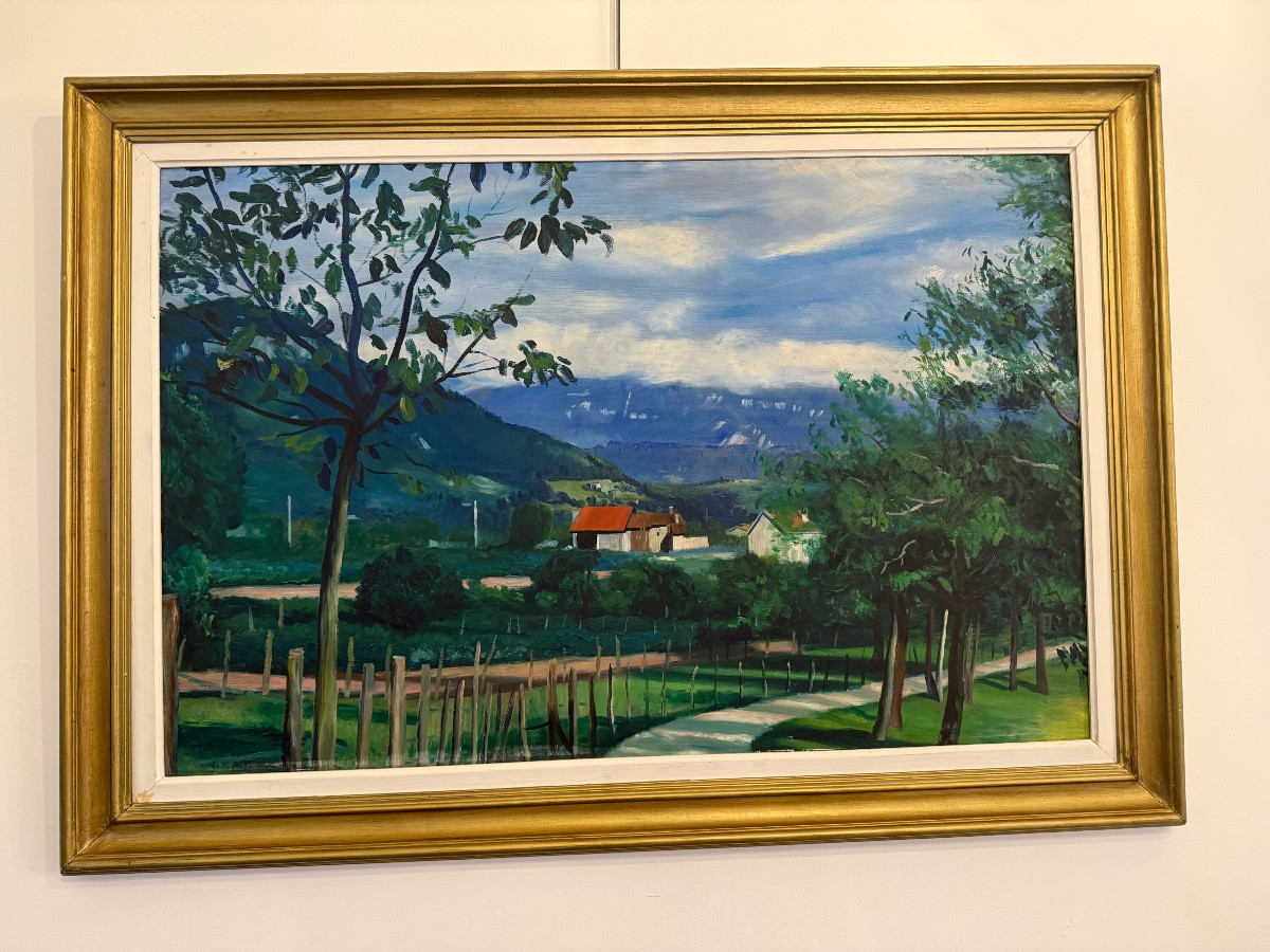 Tableau paysage Isère Savoie .-photo-1