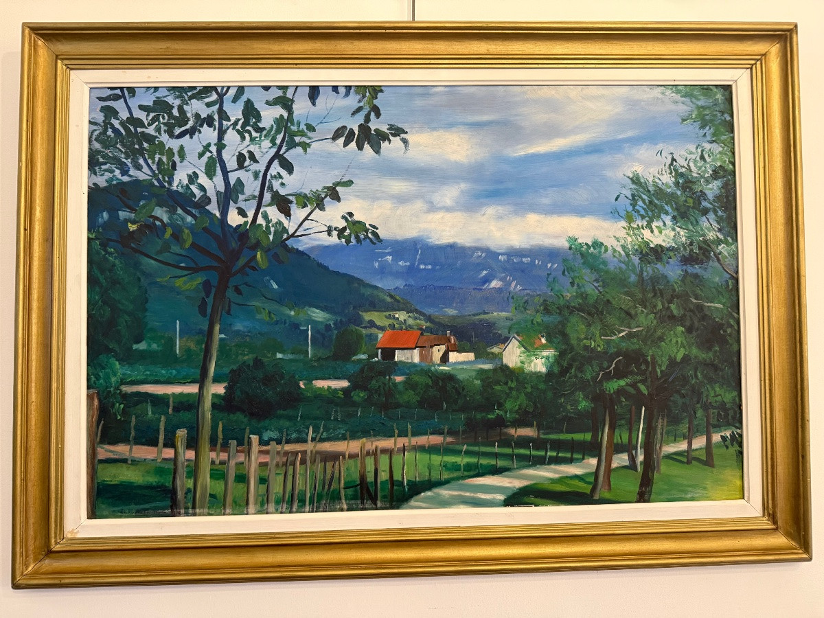 Tableau paysage Isère Savoie .-photo-2