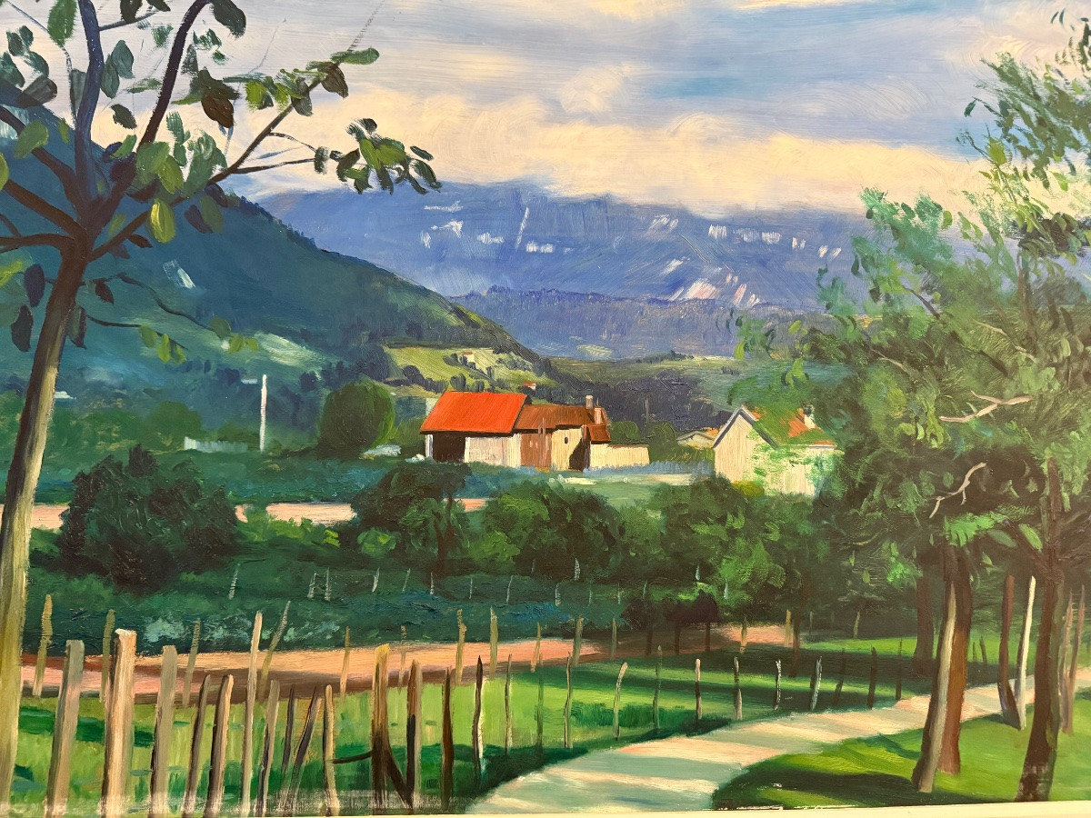 Tableau paysage Isère Savoie .-photo-3