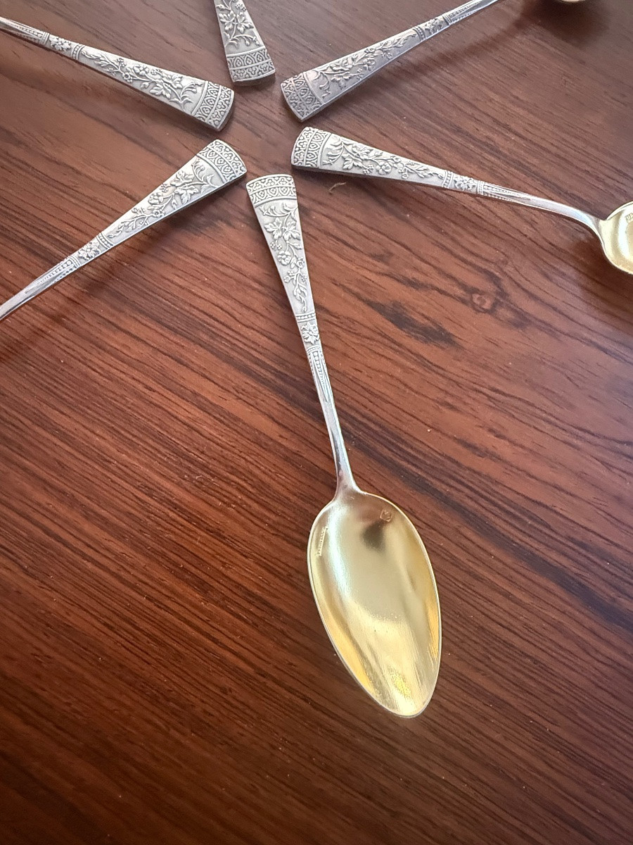 Boulenger , suite de 6 cuillères . -photo-3