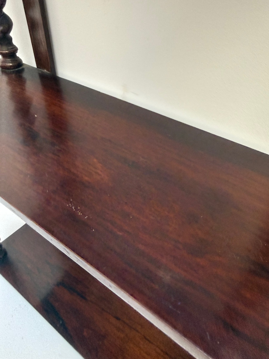 Étagère murale bobbin en palissandre .-photo-1