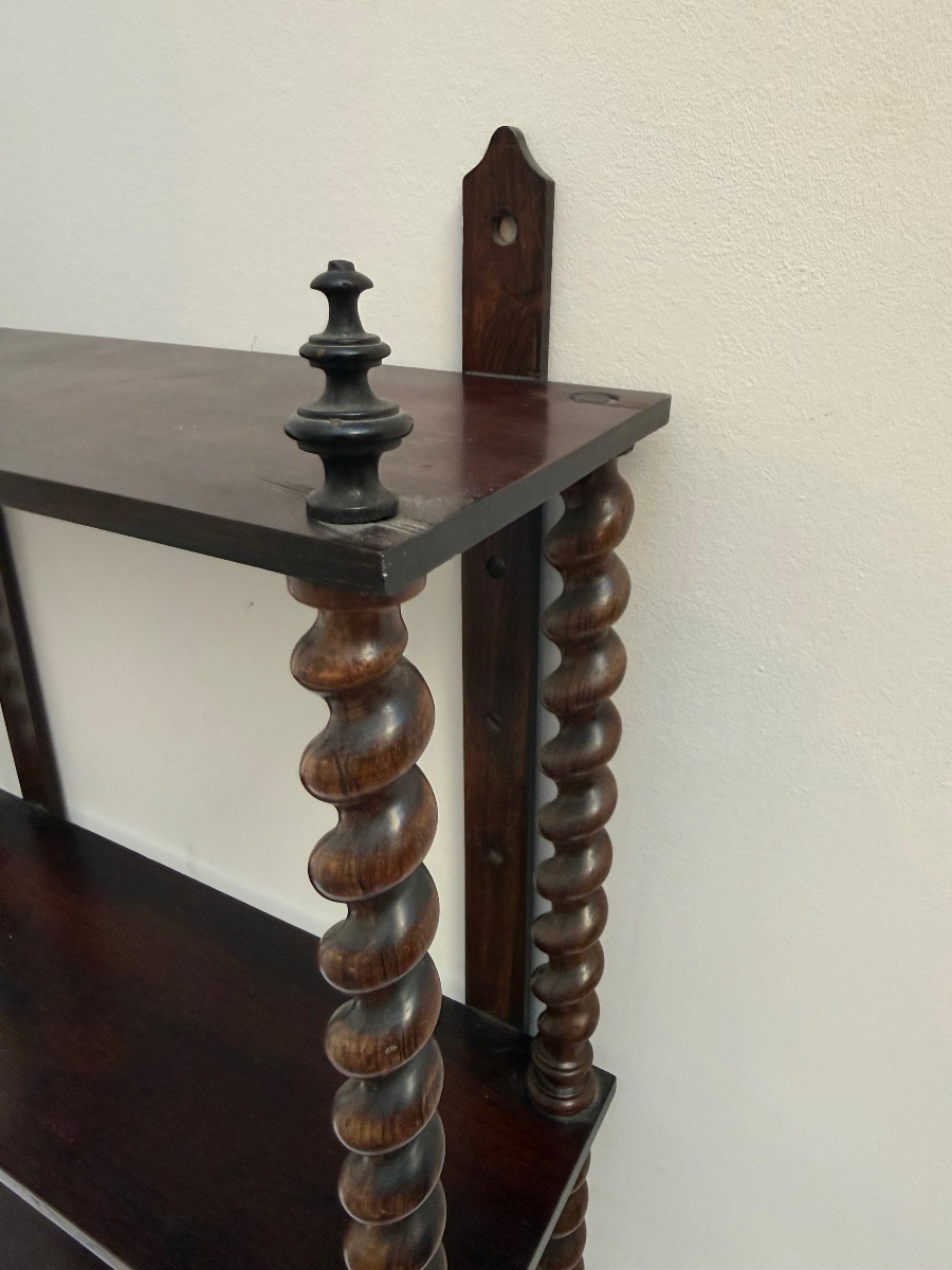 Étagère murale bobbin en palissandre .-photo-2