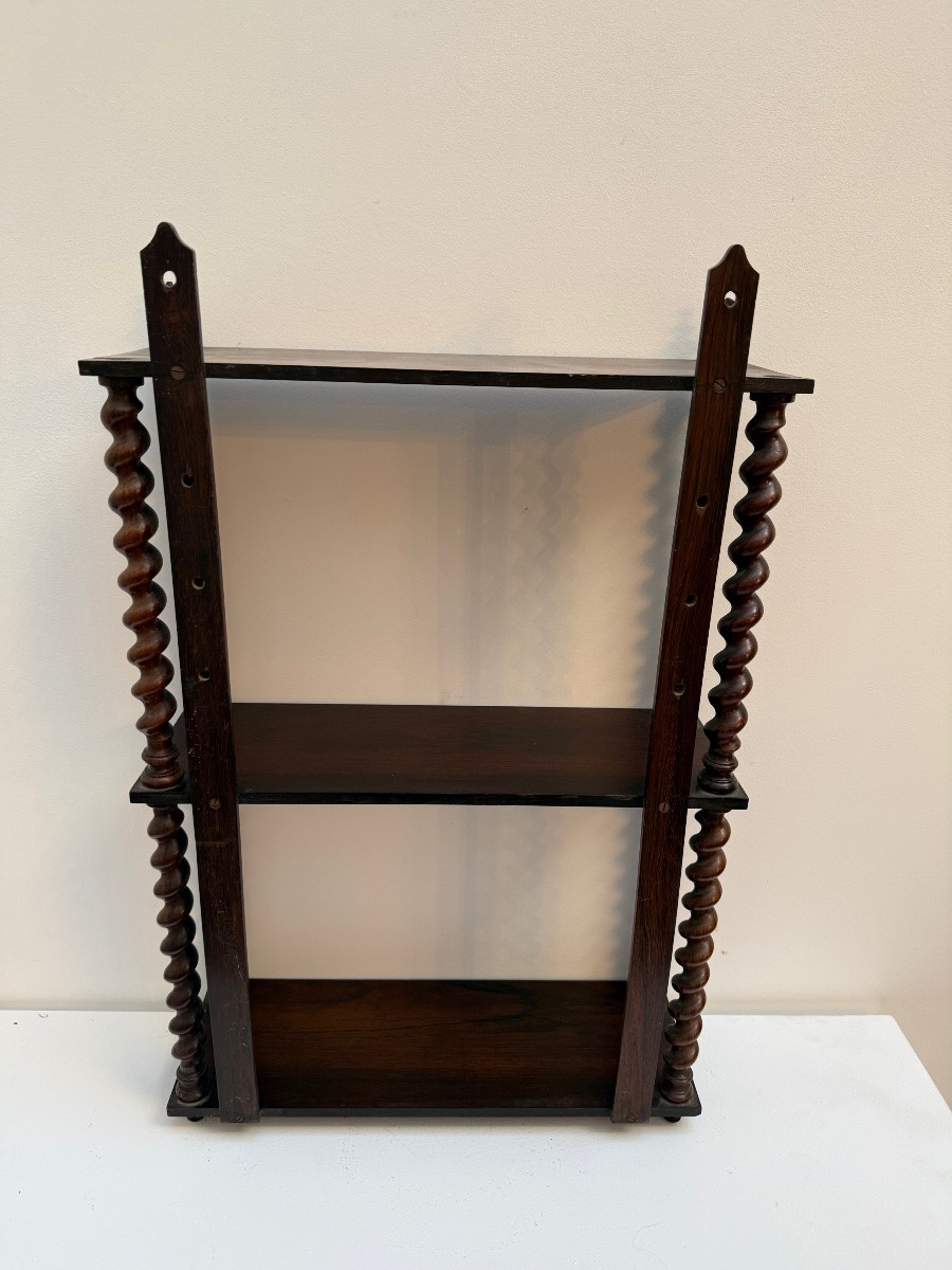 Étagère murale bobbin en palissandre .-photo-4