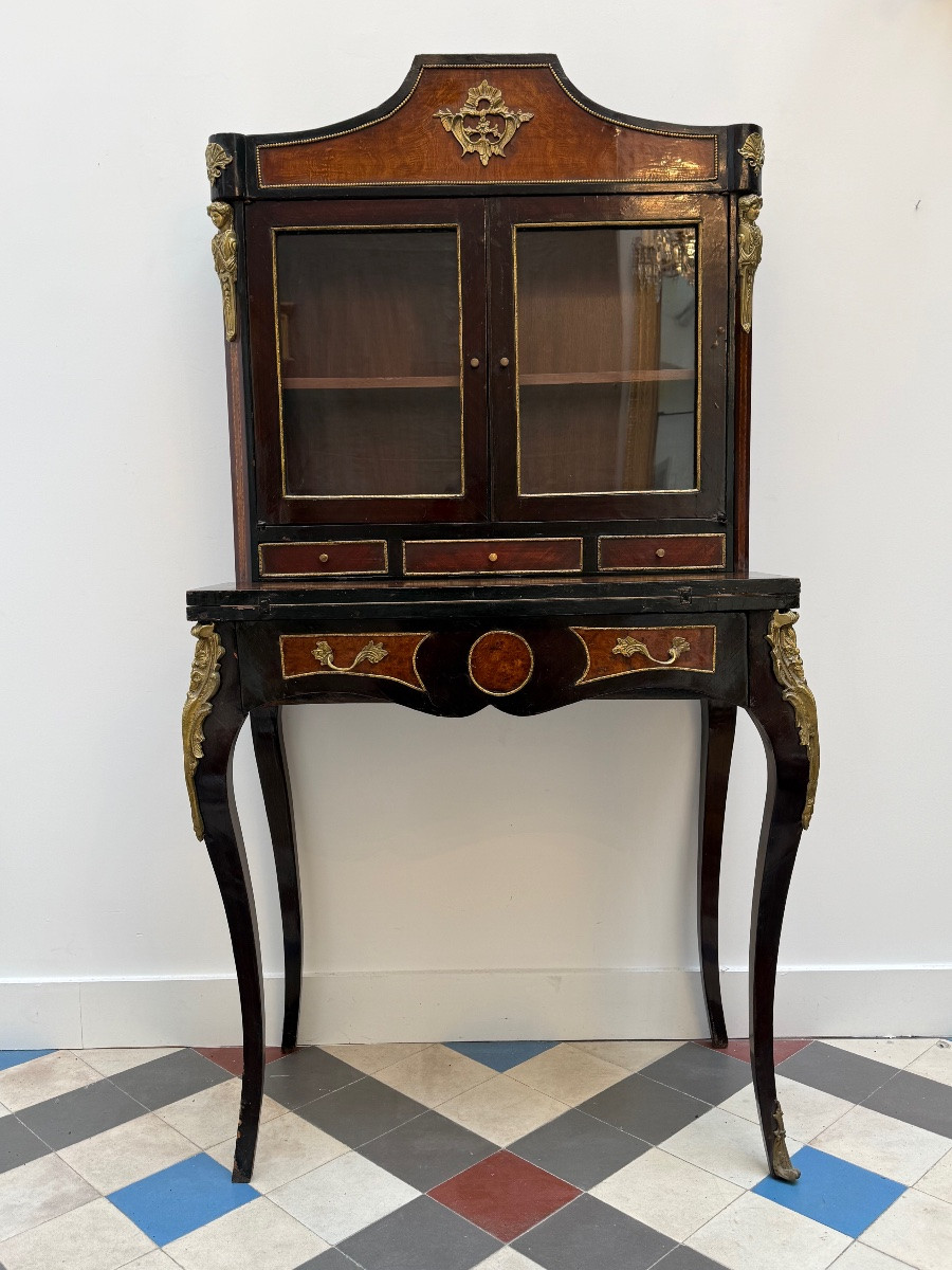 Desk, Bonheur Du Jour, Napoleon III Era-photo-2