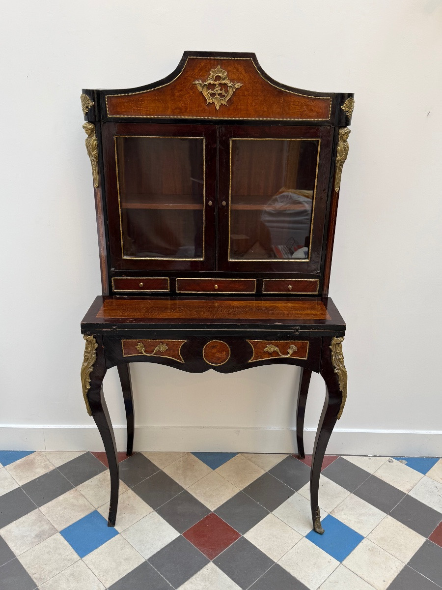 Desk, Bonheur Du Jour, Napoleon III Era-photo-3