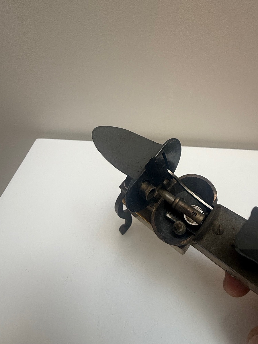 Dunhill, Table Lighter, Militaria Pistol.-photo-2