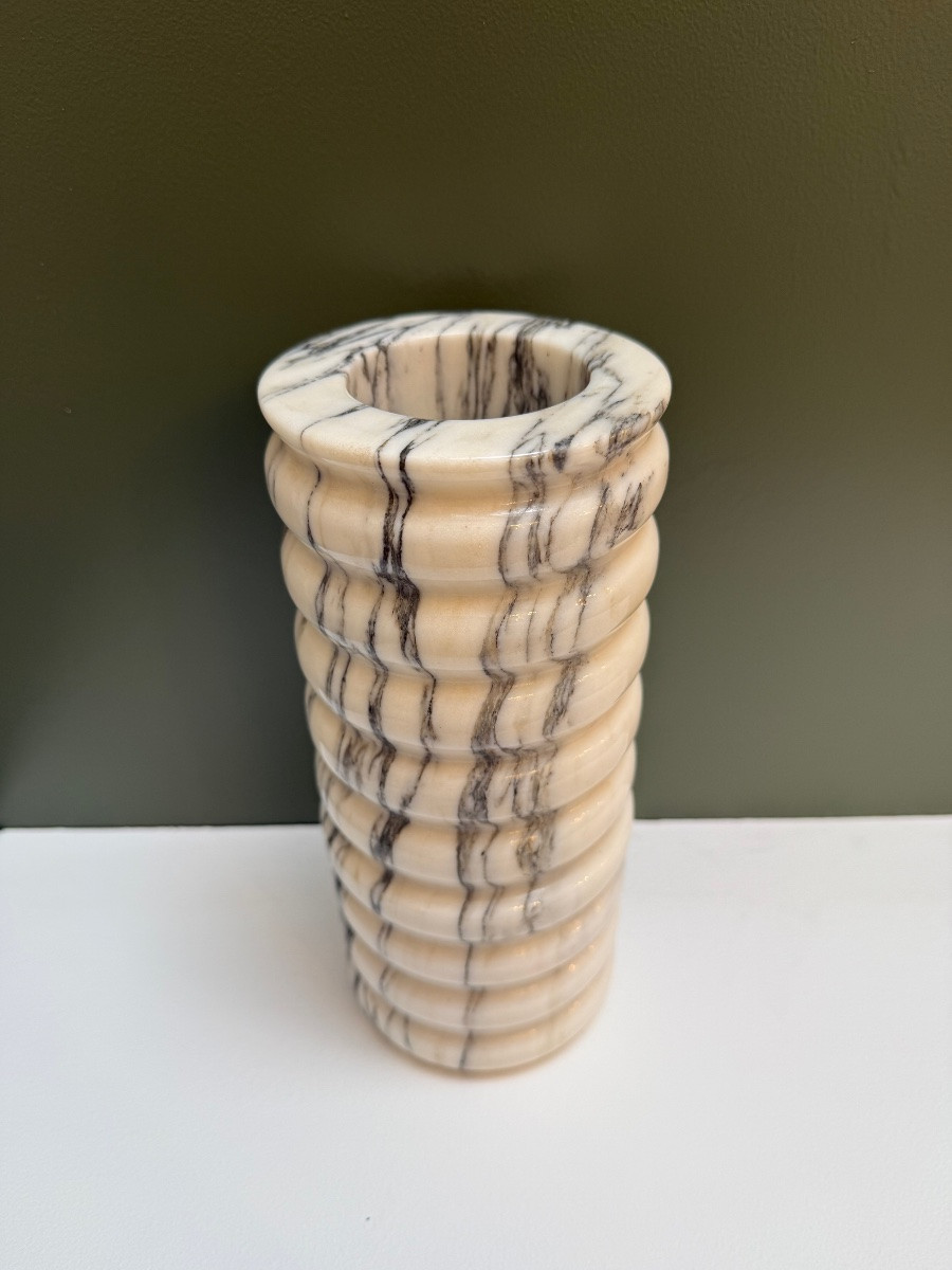 Marble Vase, 1960s Design.-photo-1