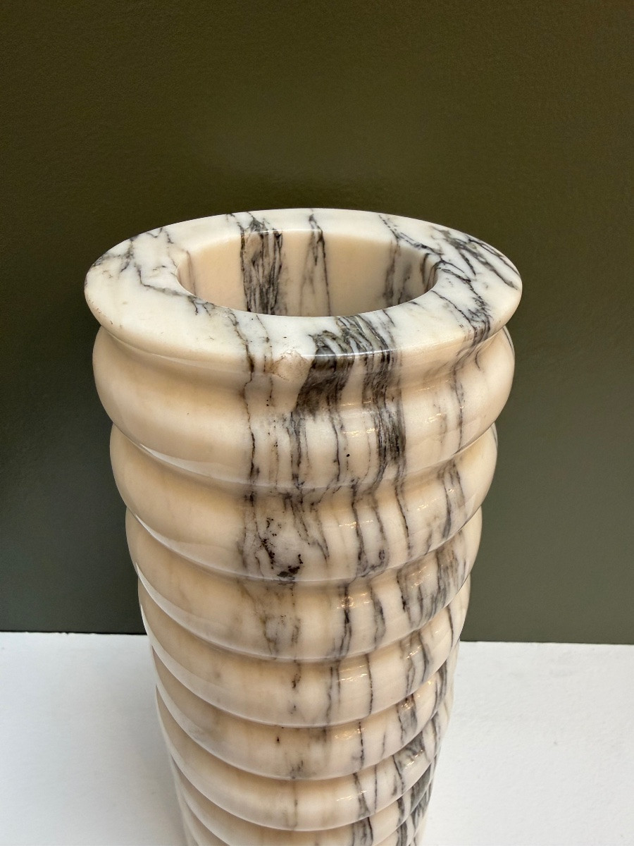 Marble Vase, 1960s Design.-photo-2