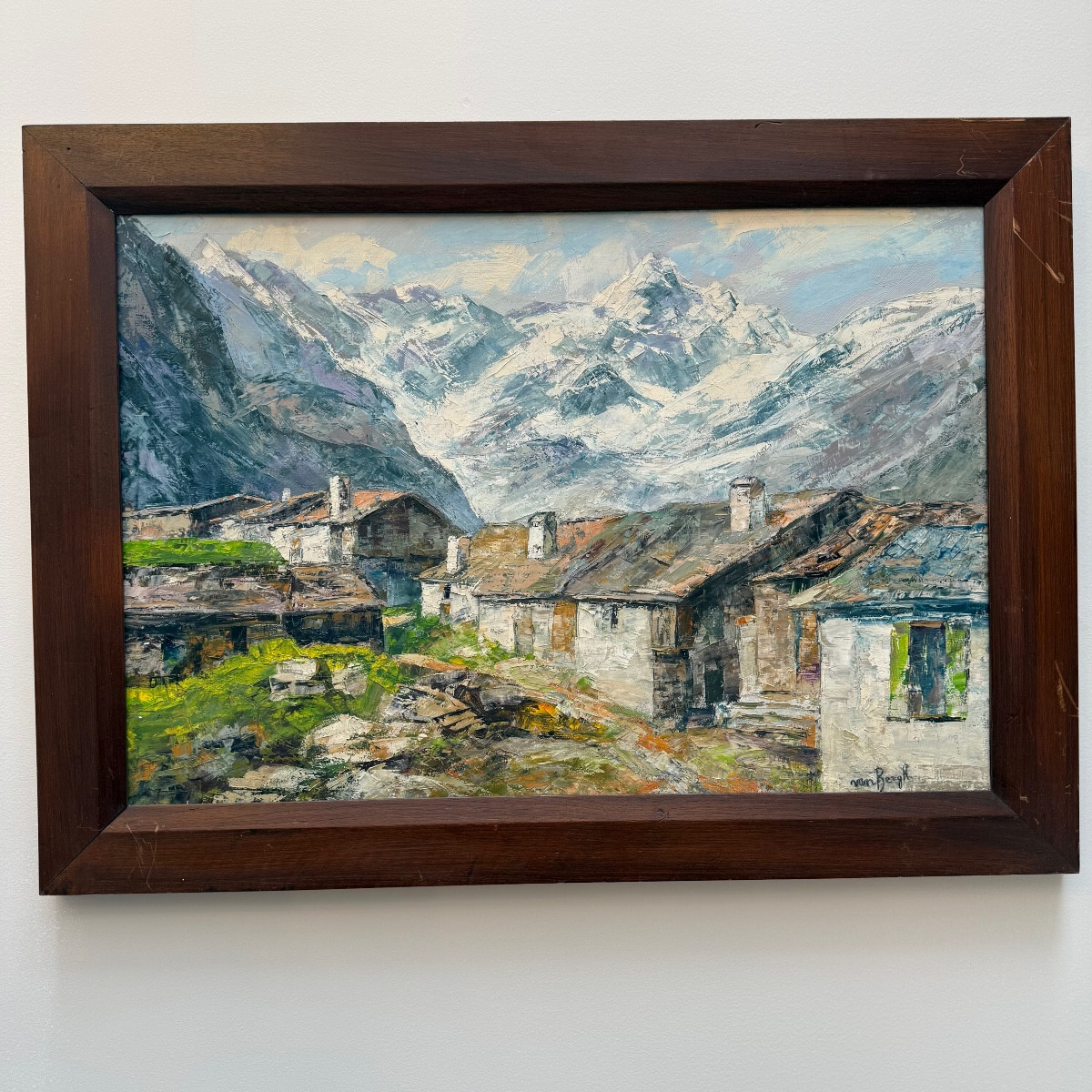 Mountain Painting, La Berarde, La Meije.