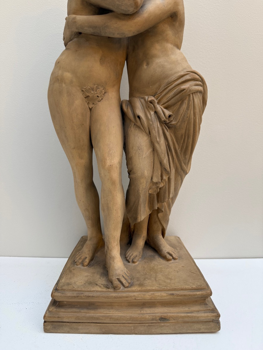 Savoie , 19th Century Terracotta Sculpture By Jean Peguet .-photo-4