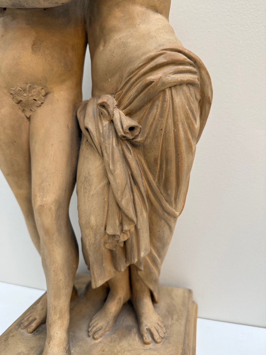 Savoie , 19th Century Terracotta Sculpture By Jean Peguet .-photo-1