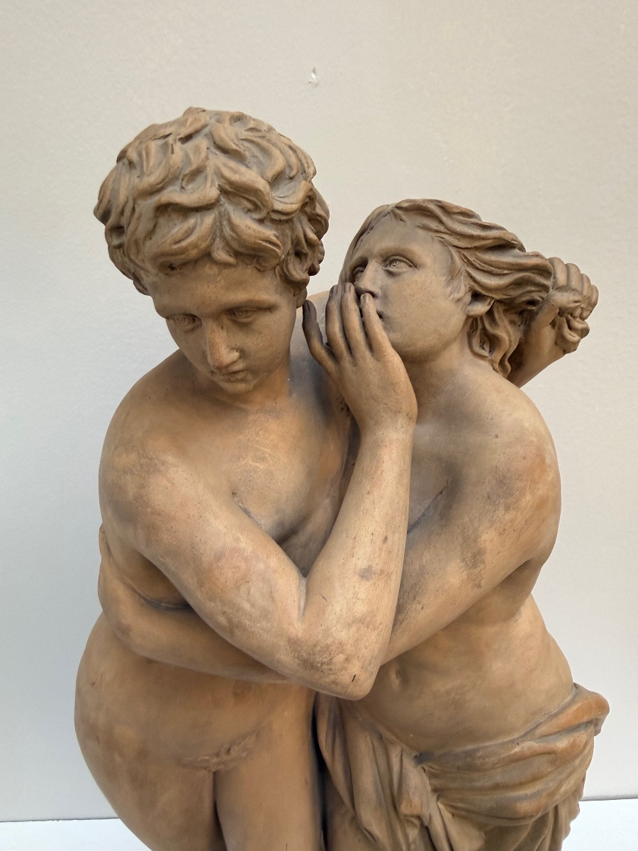 Savoie , 19th Century Terracotta Sculpture By Jean Peguet .-photo-5