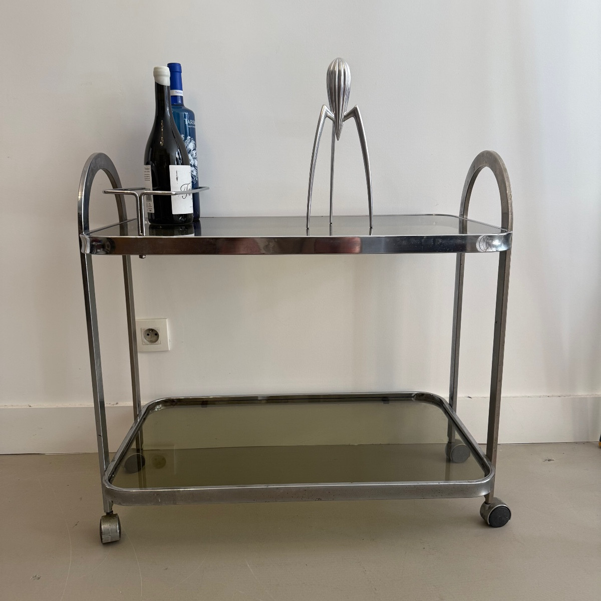 Desserte roulante , bar design 1970 , trolley . 
