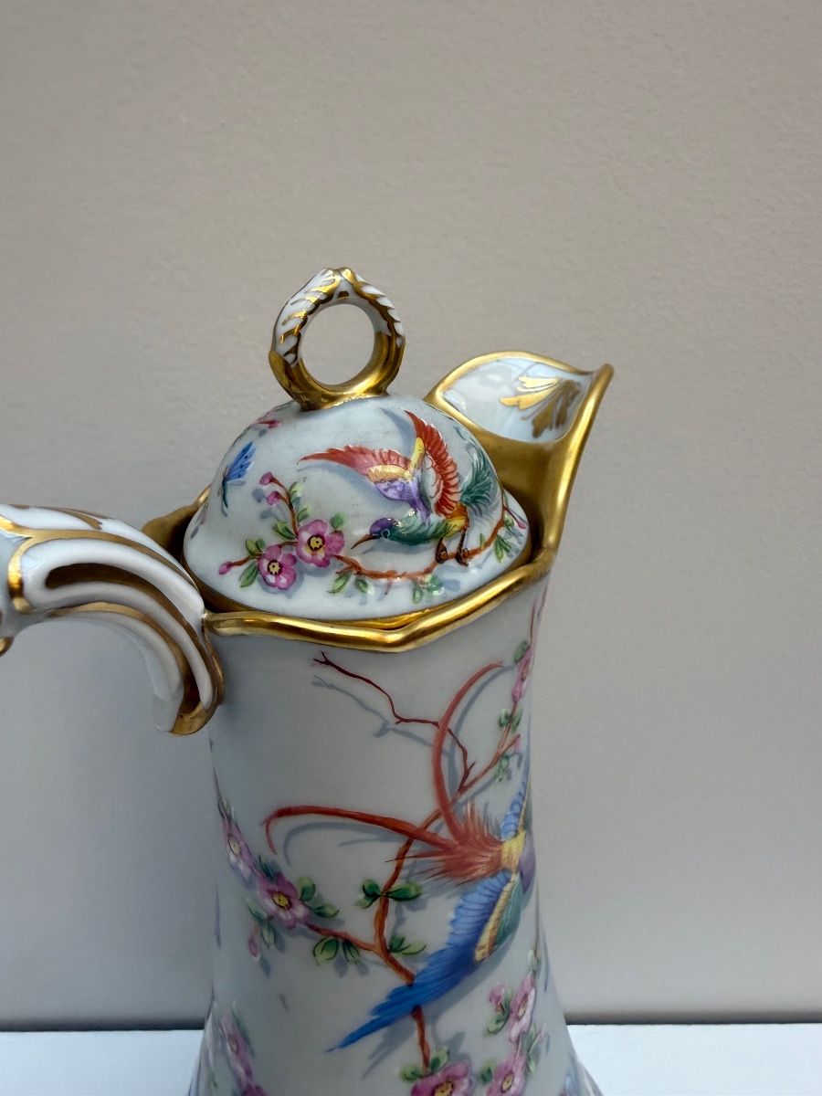 Le Tallec Paris, Porcelain Ewer With Birds. -photo-1