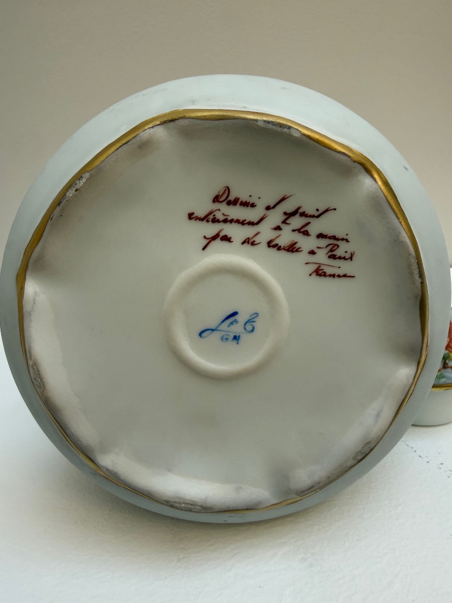 Le Tallec Paris, Porcelain Ewer With Birds. -photo-5