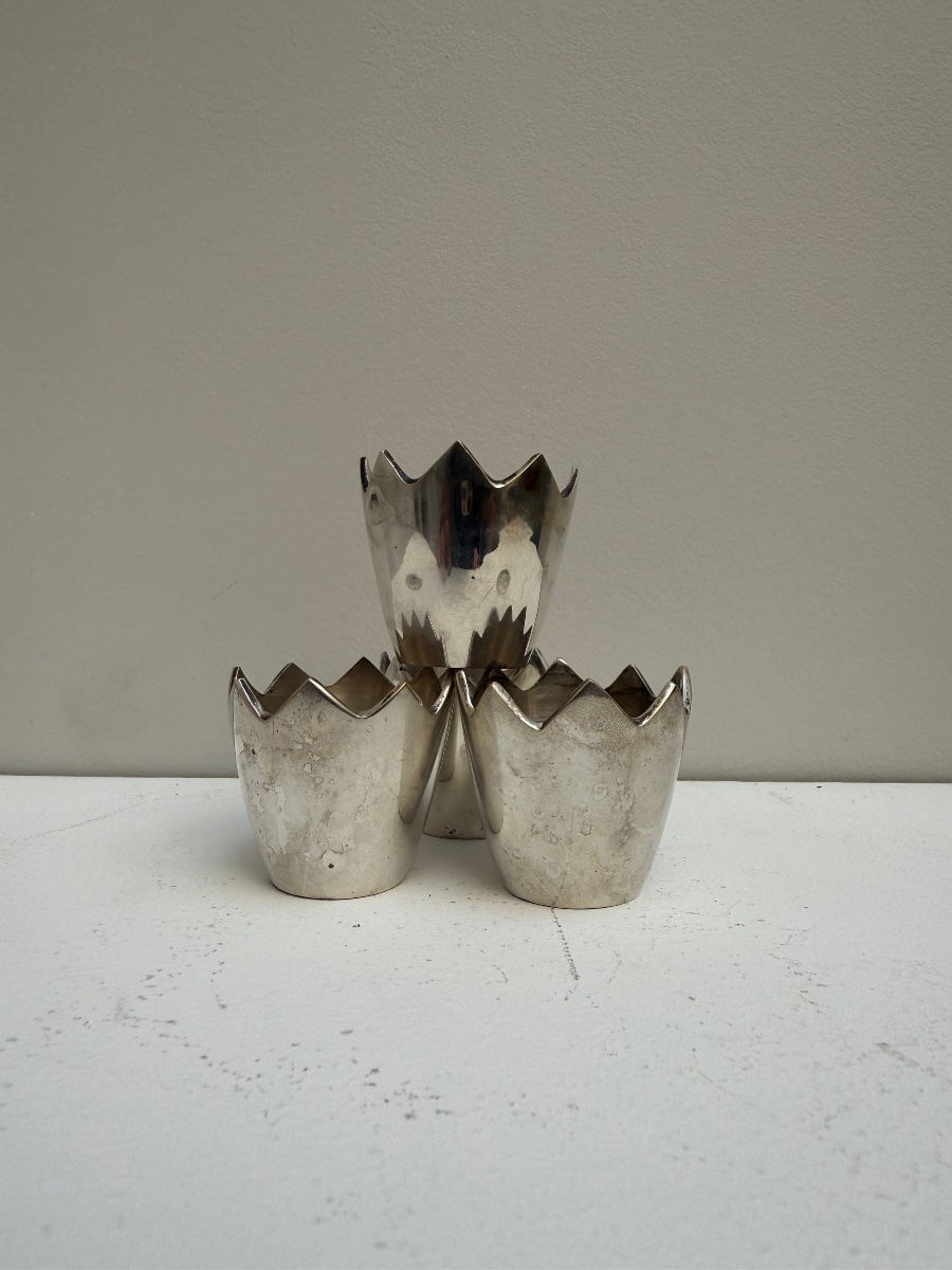 1960s Designer Egg Cup Set.-photo-2