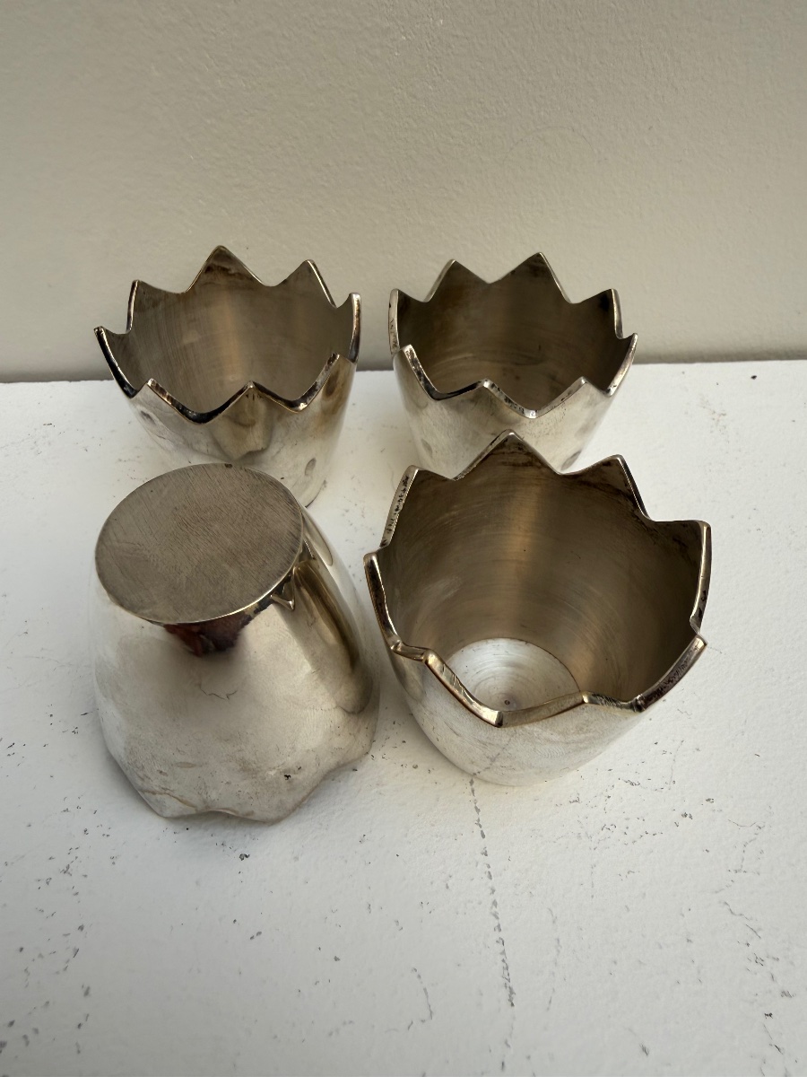 1960s Designer Egg Cup Set.-photo-4