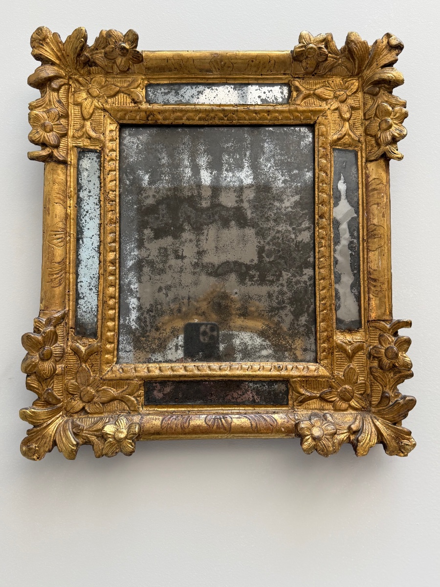 Antique Mirror From The 18th Century. -photo-4