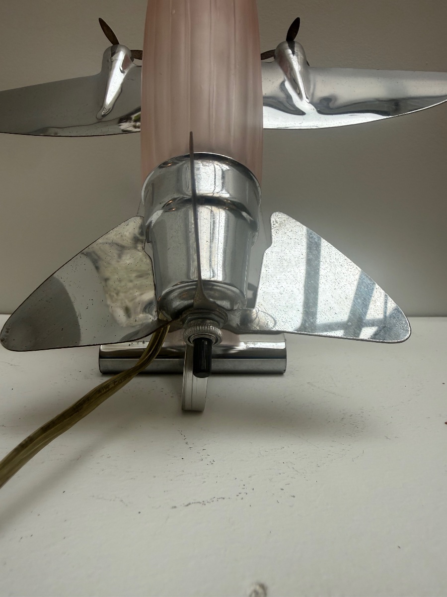 Table Lamp, Airplane, Sarsaparilla Design Table Lamp. -photo-2