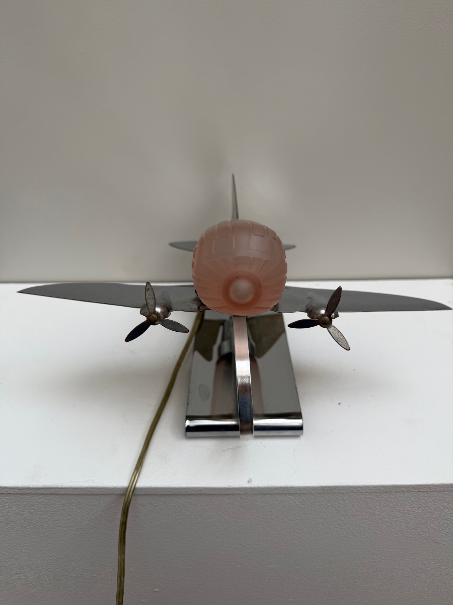 Table Lamp, Airplane, Sarsaparilla Design Table Lamp. -photo-3