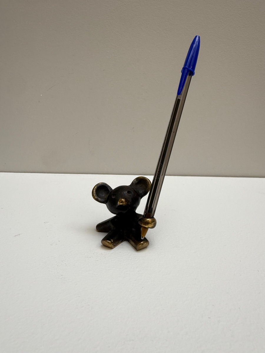 Walter Bosse , porte stylo en bronze . -photo-2