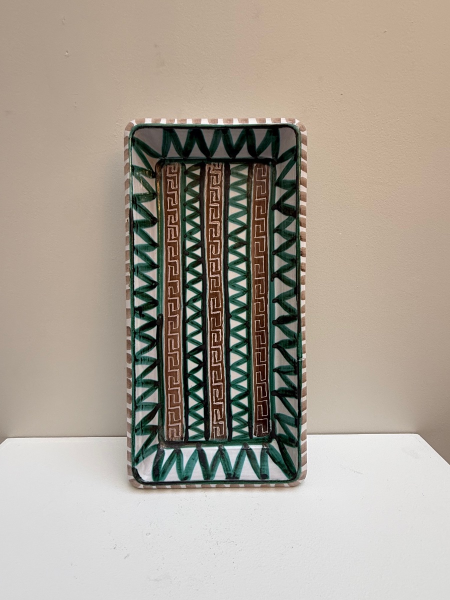 44 cm ! Robert Picault , plat en céramique .-photo-4