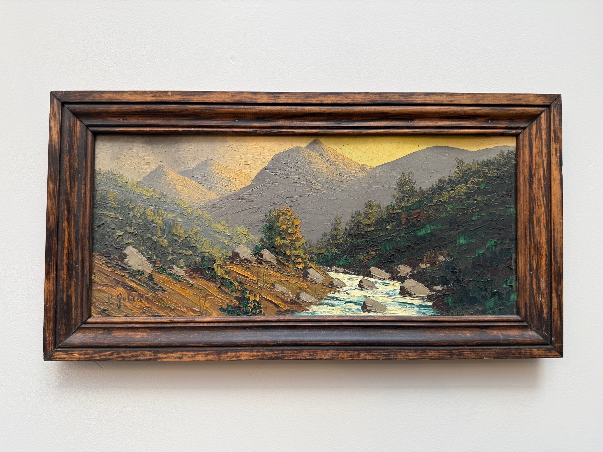 Painting Of The Alps, Isère: Le Curtillard.-photo-2