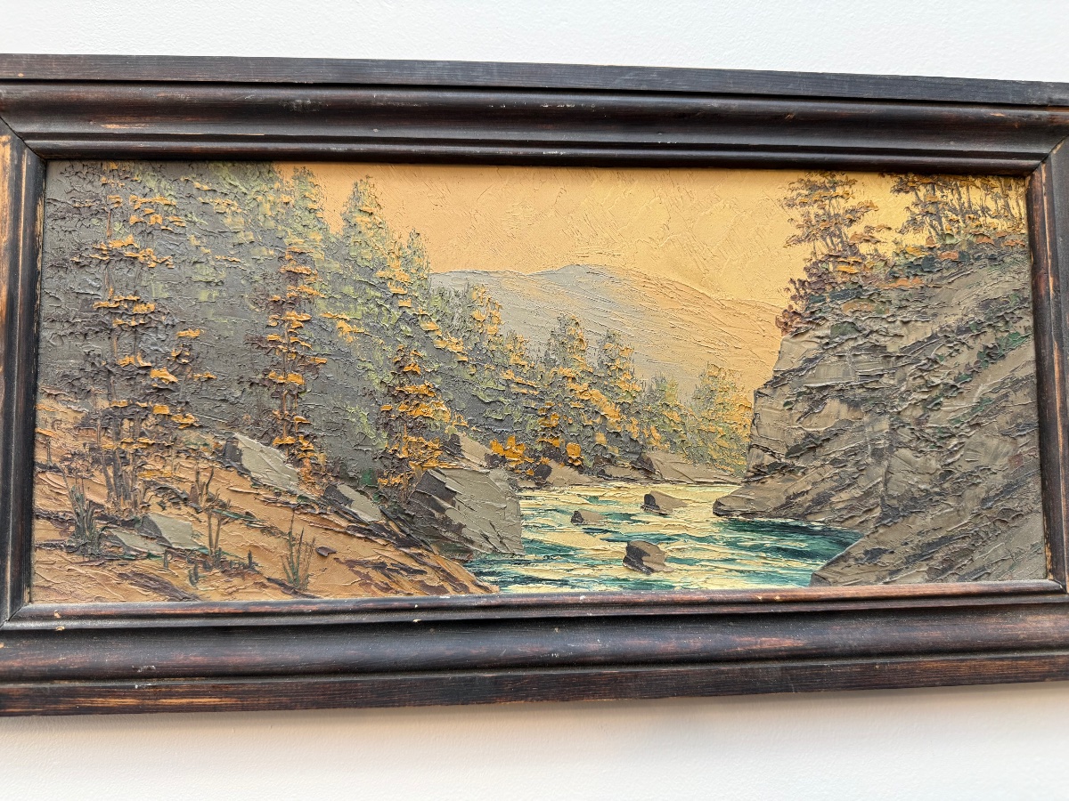 Painting Of The Alps, Isère And Savoie, Le Breda.-photo-4