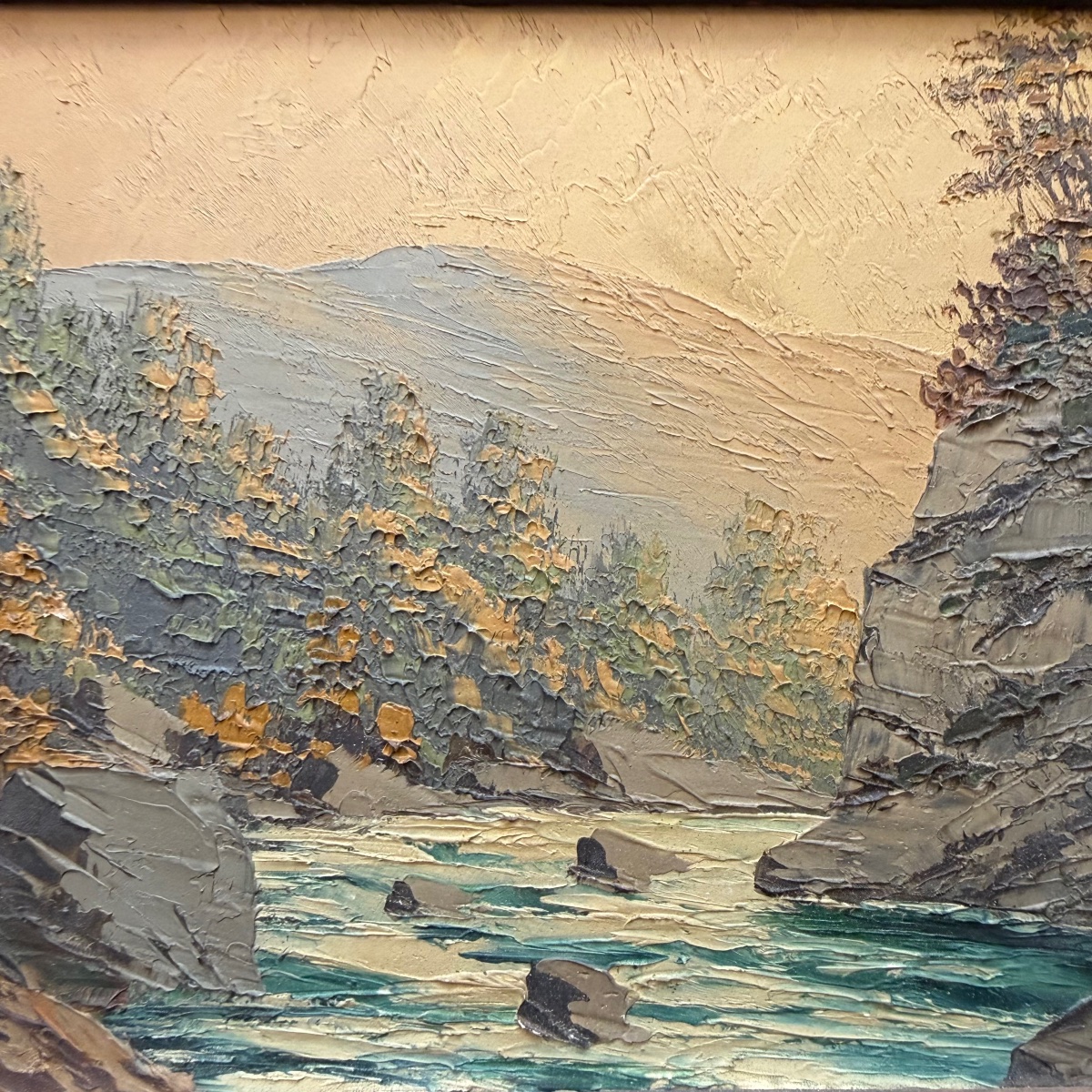 Painting Of The Alps, Isère And Savoie, Le Breda.