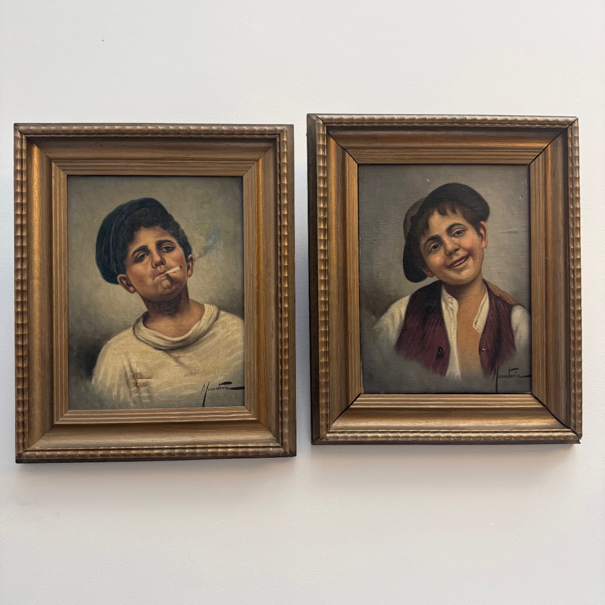 Filippo Marantonio , tableau , paire de portraits.