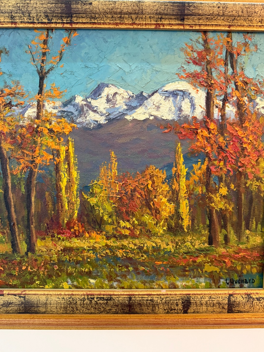 Lucien Quenard, Mountain Painting.-photo-3